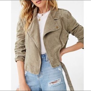 Corduroy Moto Jacket